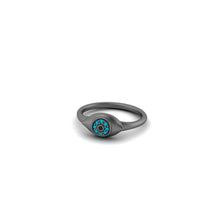 Load image into Gallery viewer, evil eye ring turquoise