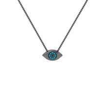 Load image into Gallery viewer, evil eye pendant turquoise