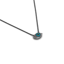 Load image into Gallery viewer, evil eye pendant turquoise
