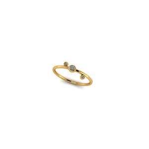 χρυσό δακτυλίδι mini 1