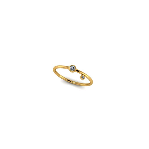 χρυσό δακτυλίδι mini 2