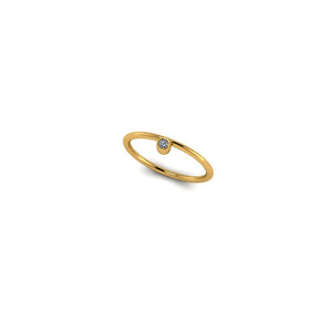 χρυσό δακτυλίδι mini 4