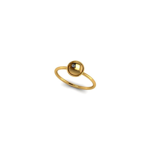 χρυσό δακτυλίδι mini 6